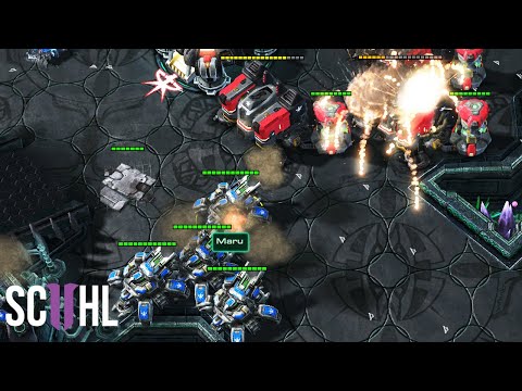 Maru's ALL-IN Siege Tank Push - StarCraft 2