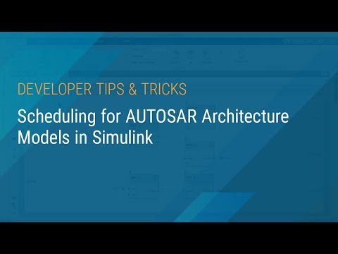 Scheduling for AUTOSAR Architecture Models in Simulink