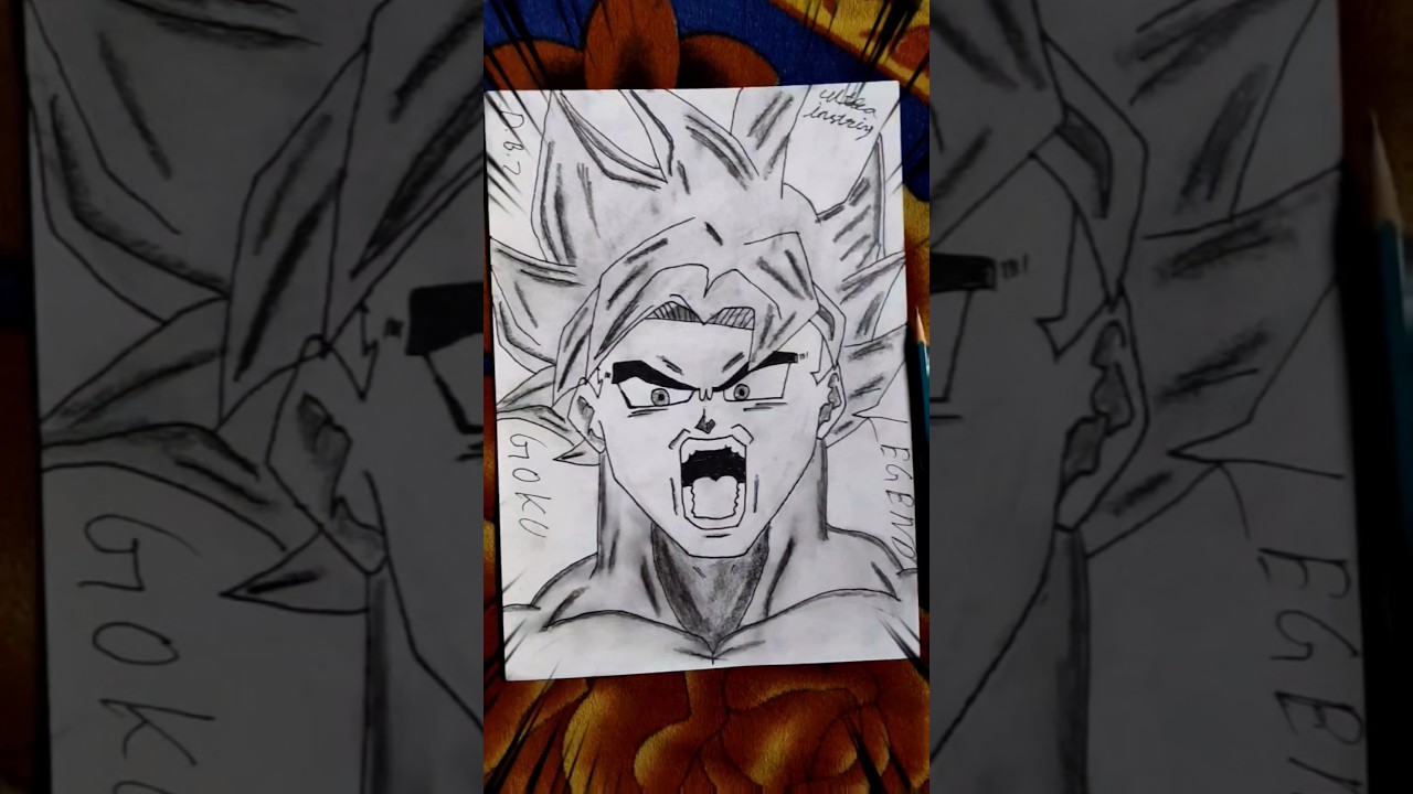 🔥 Goku Drawing 😱 | Rate My Drawing 1–10! #shorts