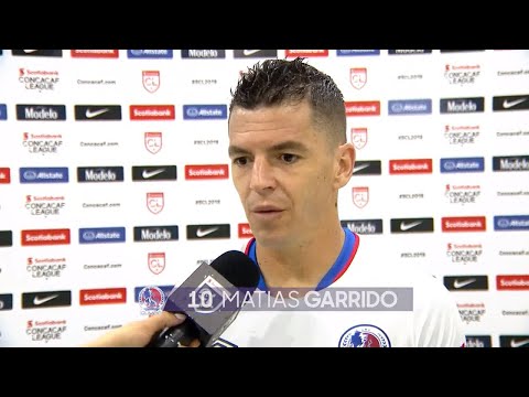 Reacciones de Matías Garrido al terminar el partido de esta noche