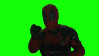 Deadpool "let this man cook" green screen
