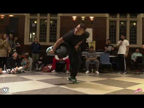 Wiz Calls Out Lando - Top 16 - Rhythmic Damage XV - Freaks Of The Beat - B-Boy Network