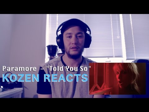 Paramore Told You So - KOZEN Reacts!