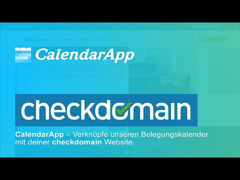 CalendarApp – Belegungskalender mit #checkdomain verknüpfen