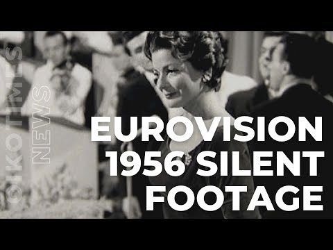 OIKOTIMES 🇨🇭NEW RARE & SILENT EUROVISION 1956
