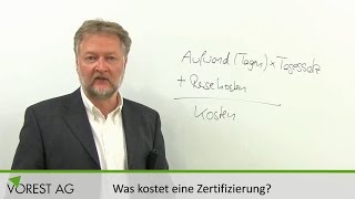 Was kostet eine Zertifizierung ?