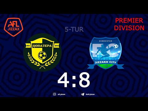 Premier division. 5-tur QORATEPA - JIZZAKH CITY 4:8 (11.04.2021)