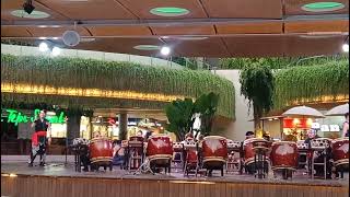 2023.6.18　ビーチウォークでの合同太鼓チーム演奏会