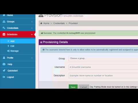 Video Tutorial: SiriusXM Portal Quickstart Guide