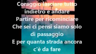 Buon Viaggio - CESARE CREMONINI (con testo)