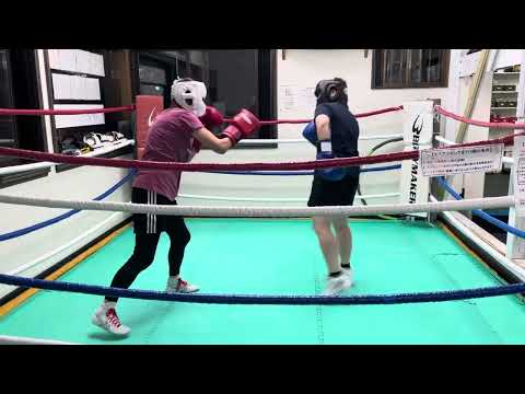 取手店！女性同士の軽めのスパーリング🥊