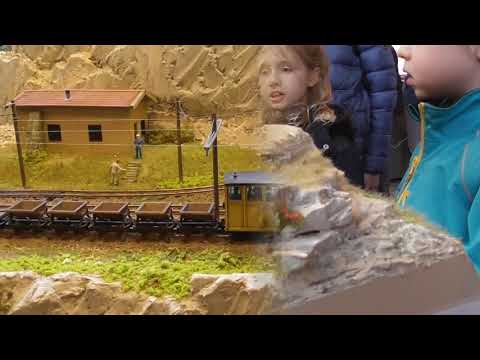 Modelspoorweg Porto Flavia op de Ontraxs 2019 in Utrecht