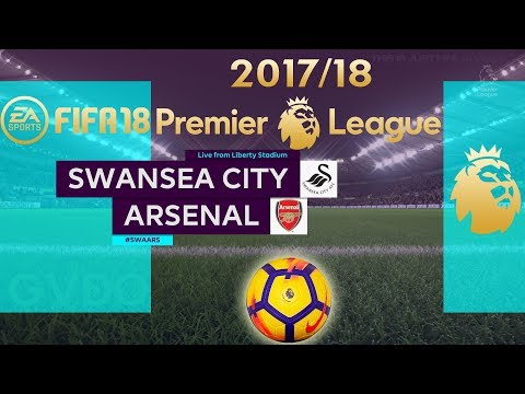 FIFA 18 Swansea City vs Arsenal | Premier League 2017/18 | PS4 Full Match