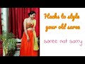 HOW TO WEAR A SAREE AS LEHENGA EXTREMELY EASY