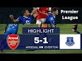 Arsenal vs Everton (5-1)HIGHLIGHT// SMartinelli, Nketiah, Cedric, Gabriel, Odegaard