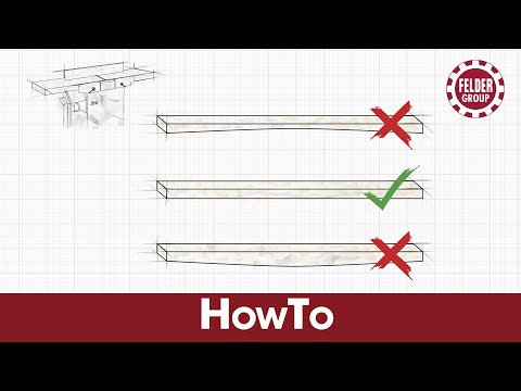 Setupfehler: Hohl-  und Spitzfuge beim Abrichten | Felder Group HowTo