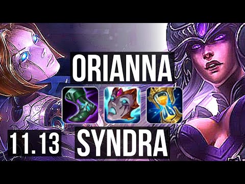 ORIANNA vs SYNDRA (MID) | 66% winrate, Legendary, 11/4/14 | EUW Grandmaster | v11.13