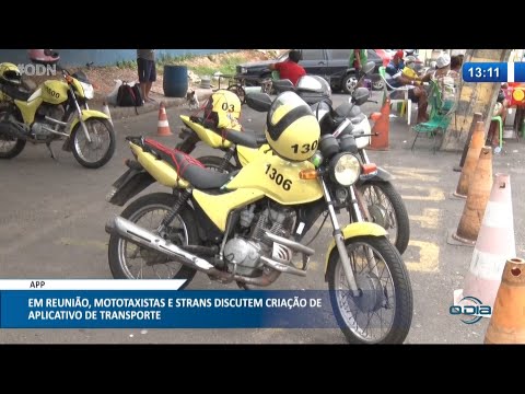 Mototaxistas e Strans discutem criação de aplicativo de transporte 22 01 2021