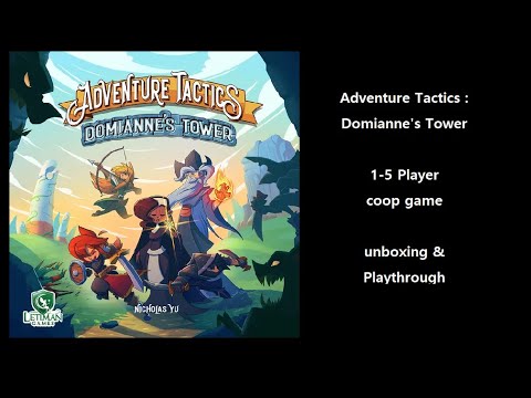 [늅튭] adventure tactics 어드밴처 택틱스 언박싱 & 간단 playthrough