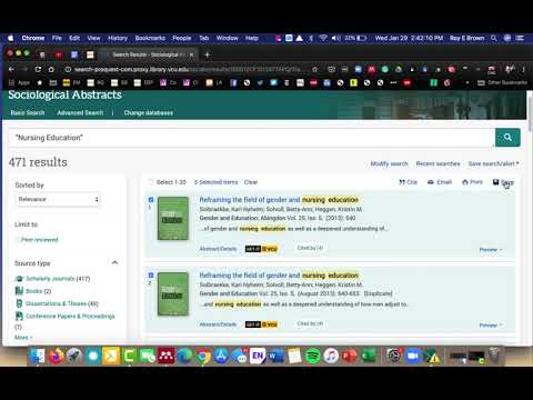 Mendeley   Importing Multiple Citations   ProQuest Databases