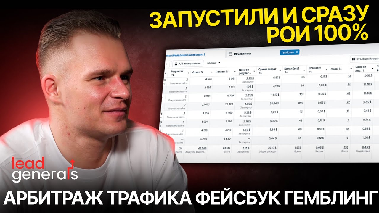 Ведение кампании с НУЛЯ до РЕЗУЛЬТАТА. Обучение арбитраж трафика фейсбук ге?