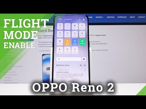 How to Enable Airplane Mode in Oppo Reno 2 - Use Flight Mode