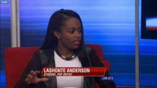 LaShonté Anderson Talks China Tour | News channel 3 | with mentor David Porter!