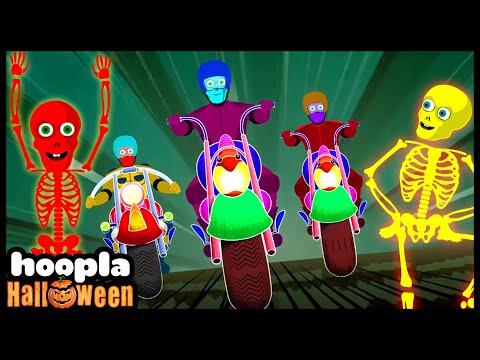 Skeleton Rider Ghost Song | Funny Halloween Songs For Kids  | Hoopla Halloween