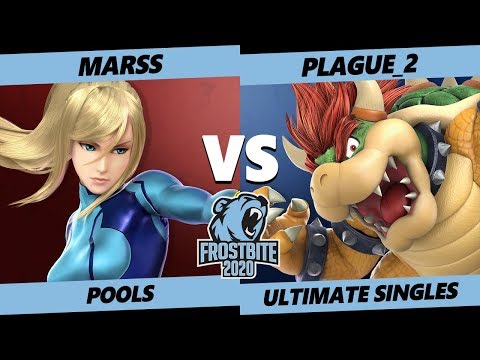 Frostbite 2020 SSBU Pools - PG | Marss (Zero Suit Samus) Vs. Plague_2 (Bowser) Ultimate Singles
