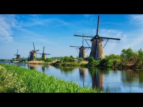 Kinderdijk, NL: Ep.1 A Day Tour in the Windmill Village "UNESCO World Heritage Site"