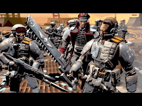Imperial Guard (Cadians) vs Chaos! - Astartes Mod 2021 | Warhammer 40K: Dawn of War 2: Retribution
