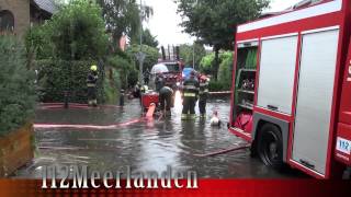 preview picture of video 'Zwanenburg: Wateroverlast door noodweer'