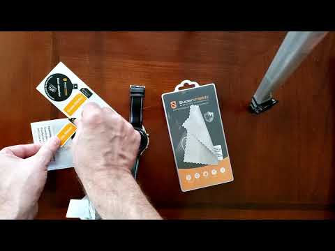 Tempered Glass Screen Protector Install - Supershieldz for Samsung Galaxy Watch 3 - Perfect Fit!