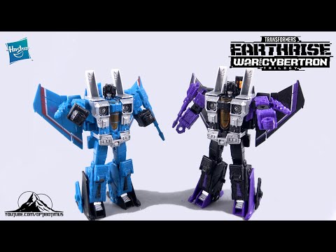 Transformers Earthrise Cybertronian Villains SKYWARP and THUNDERCRACKER Video Review
