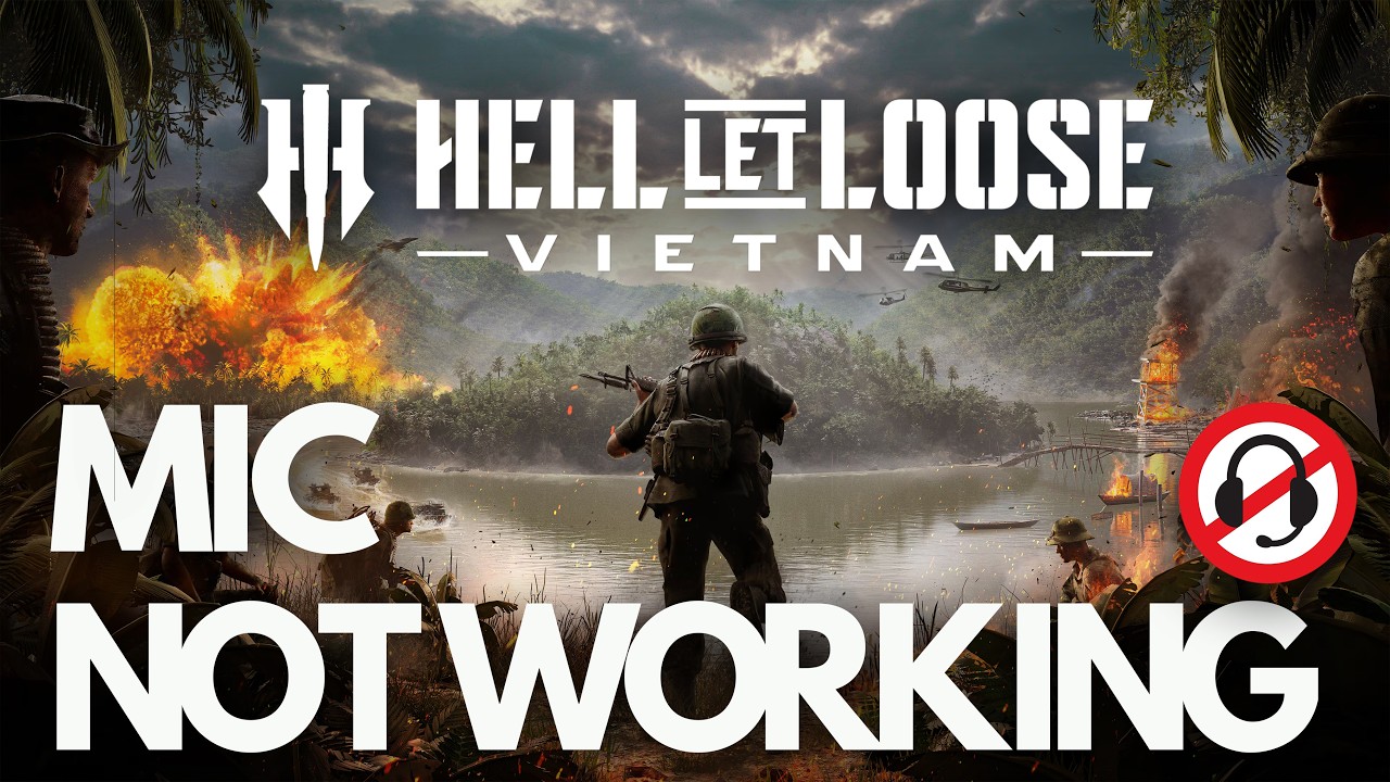 Hell Let Loose Vietnam: Voice Chat Not Working/Microphone Not Working on PC FIX🎮🔥