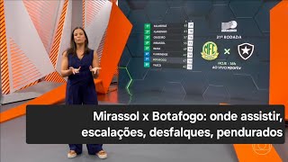 GLOBO ESPORTE BOTAFOGO/ HOJE 01/11/2025