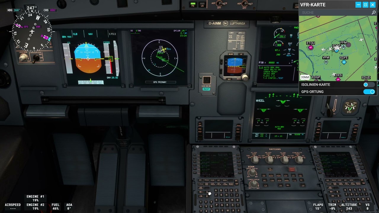 FBW A320 Autopilot stuck at Waypoint Aircraft & Systems Microsoft