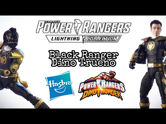 Vídeo relacionado con Power Rangers Lightning Collection Dino Thunder Black Ranger - Figura de acción coleccionable de 6 pulgadas con accesorios, a partir de 4 años
