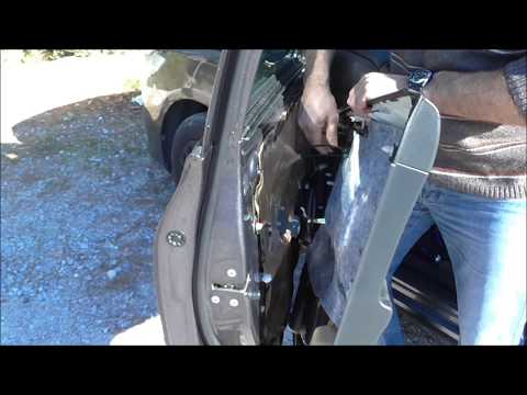2007-2013 Toyota Corolla How to Replace Front Broken Window Glass Αλλαγή σπασμένου τζαμιού παραθύρου