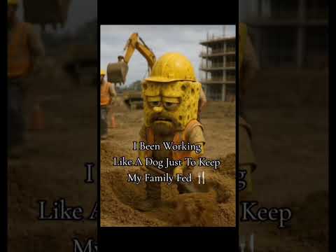 MY COLLARS BLUE BUT MY NECK IS RED #bluecollar #bluecollarworker #bluecollarworkers #spongebob #blue