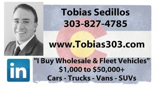 preview picture of video 'I Buy Cars in Longmont - Dealers & Auto Brokers - Tobias Sedillos 303-827-4785 Tobias303.com'