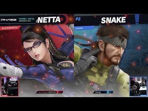 PHAZE 48 - Morly! (Snake) Vs. YEETUS (Bayonetta) - Winners R3 - SSBU