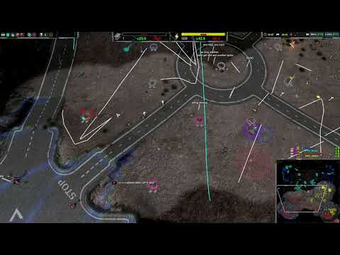 Zero-K, 2v2, CrossRoads v1.0.2, PRO_rANDY & nr1_rANDY_FAN vs. PRO_Dregs & Manu12