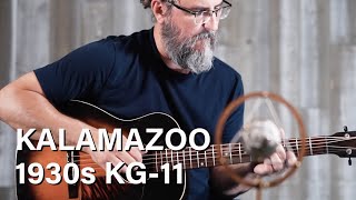 Video thumbnail for Acoustic Music Works - 1930s Kalamazoo KG-11, Played by Dan Petrich by amwsteve
