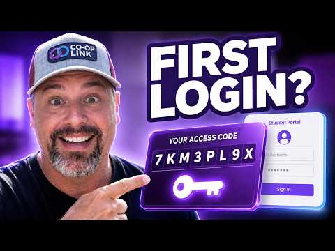 Co Op Link Student First Login Access Code Account Setup