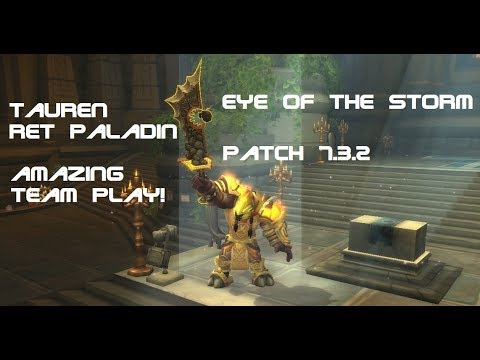 Tauren Ret Paladin PVP BG 7.3.2 - Amazing Team Play
