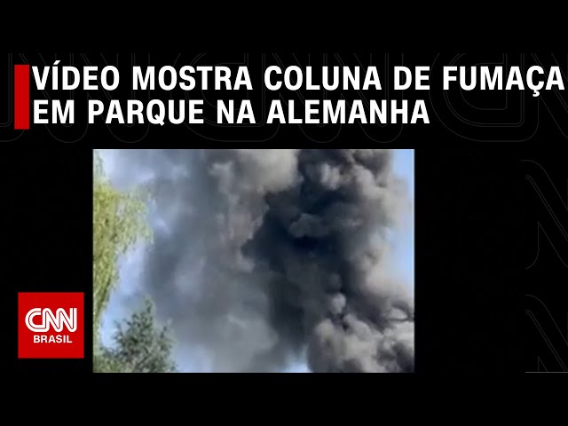 Vídeo mostra coluna de fumaça em parque de diversões na Alemanha | CNN BRASIL