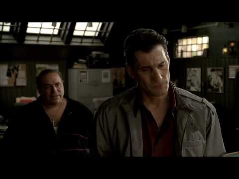 The Sopranos Eugene does a contract hit for Chris scene