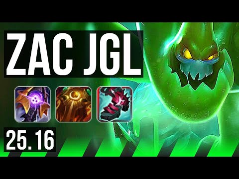 ZAC vs KAYN (JGL) | KR Diamond | 25.16
