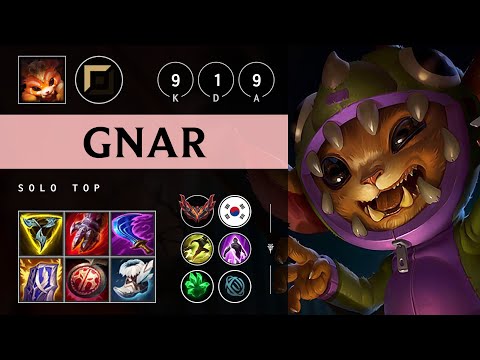 Gnar Top vs Olaf - KR Grandmaster Patch 25.09
